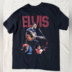 NWOT- Elvis Graphic Black Unisex T-Shirt